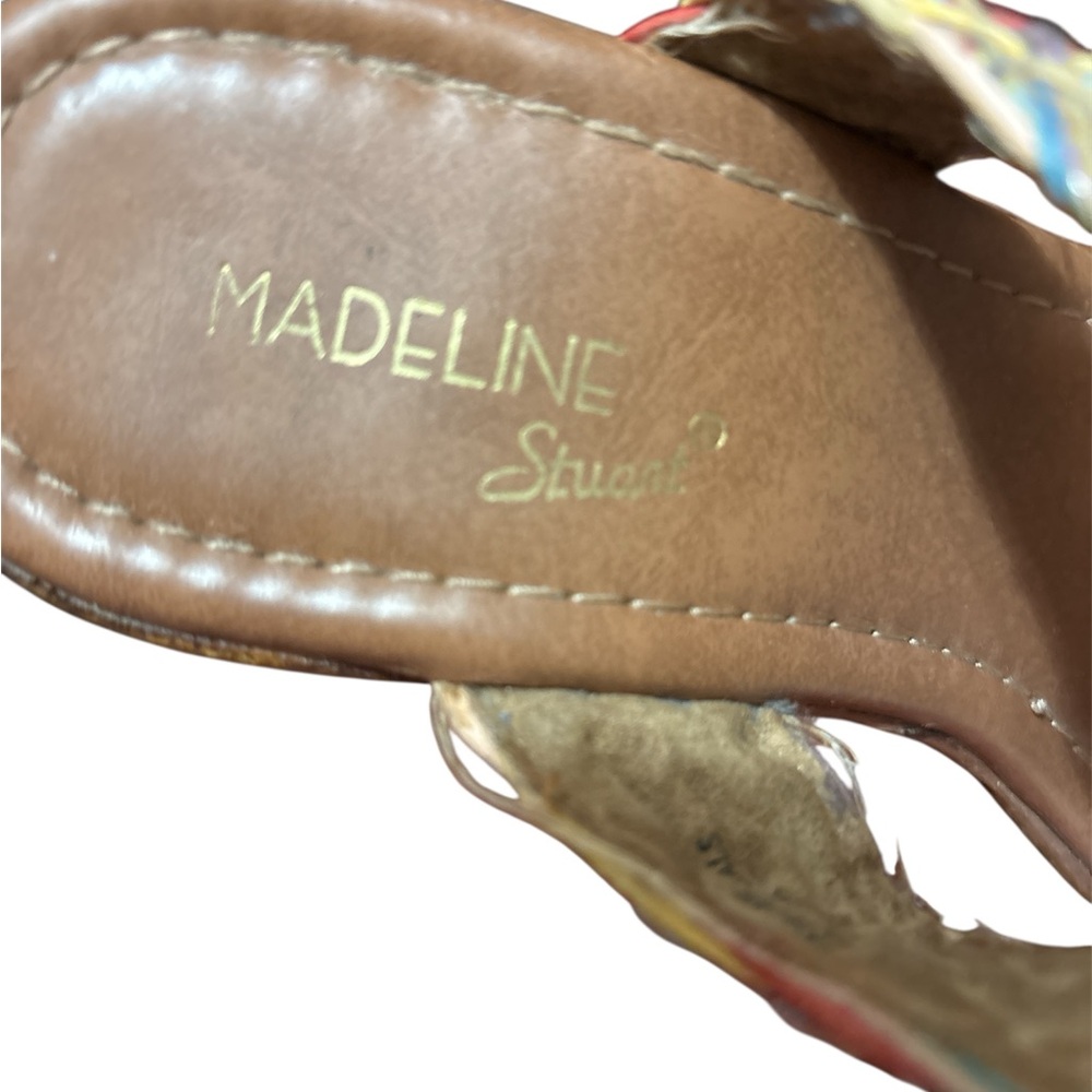 Madeline Stuart Multicolor Wedge Sandals - Picture 7 of 11